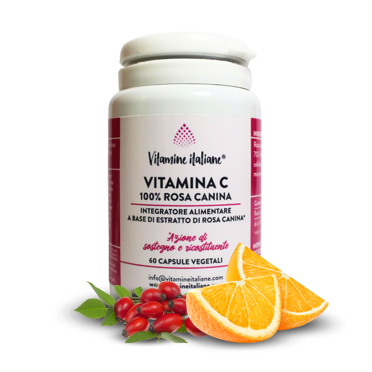 Vitamina C. Rosa Canina 100%