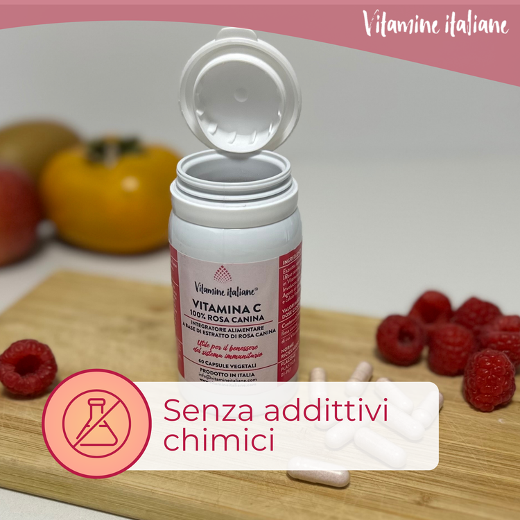 Vitamina C. Rosa Canina 100%