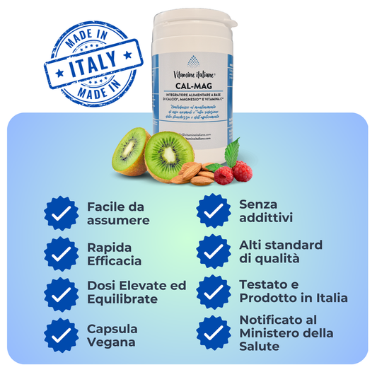 Calcio e Magnesio con Vitamina C.